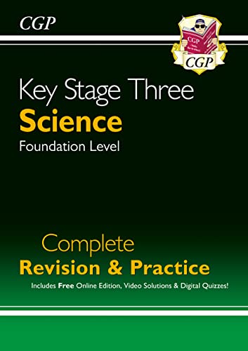 New KS3 Science Complete Revision & Practice – Foundation (inc. Online Edition, Videos & Quizzes) (CGP KS3 Revision & Practice) von Coordination Group Publications Ltd (CGP)